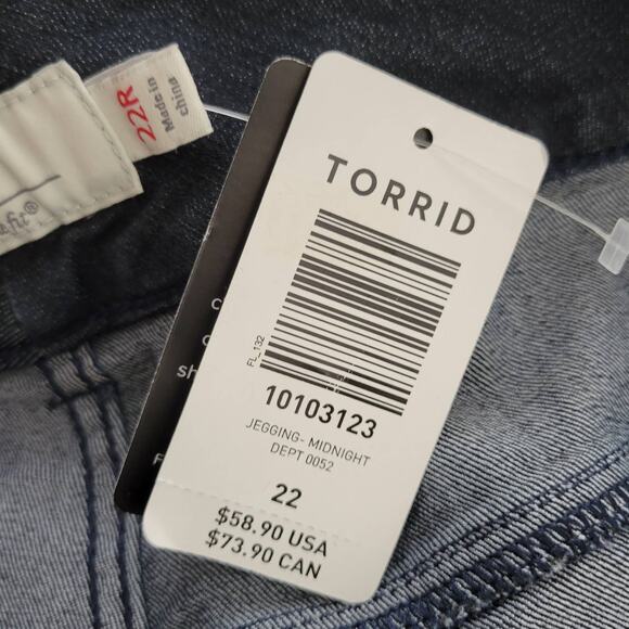 Torrid 22R Black High Rise Jegging Jeans NEW $59 - Picture 8 of 10